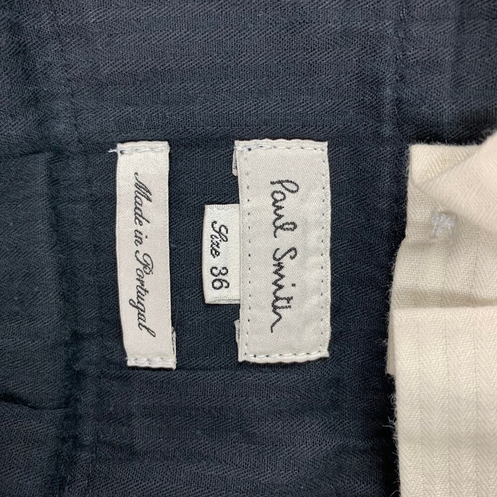 Paul Smith Size 36 Black Cotton Chino Casual Pants View 4